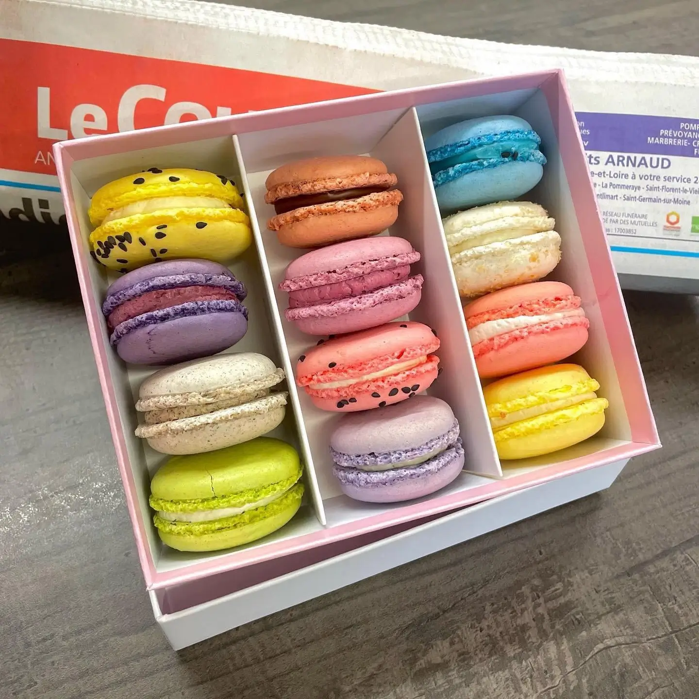 Les macarons Hottekiet | coffret de 12 macarons