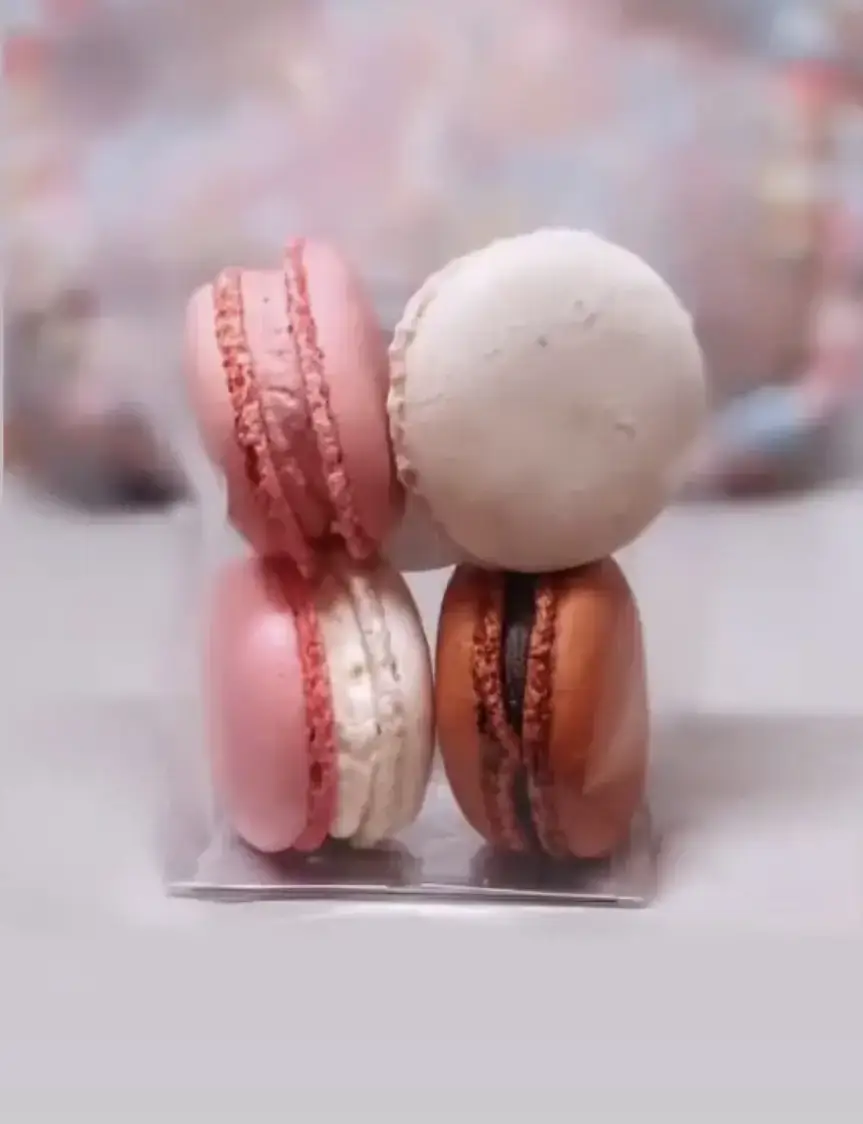 Les macarons Hottekiet | sachet de 4 macarons