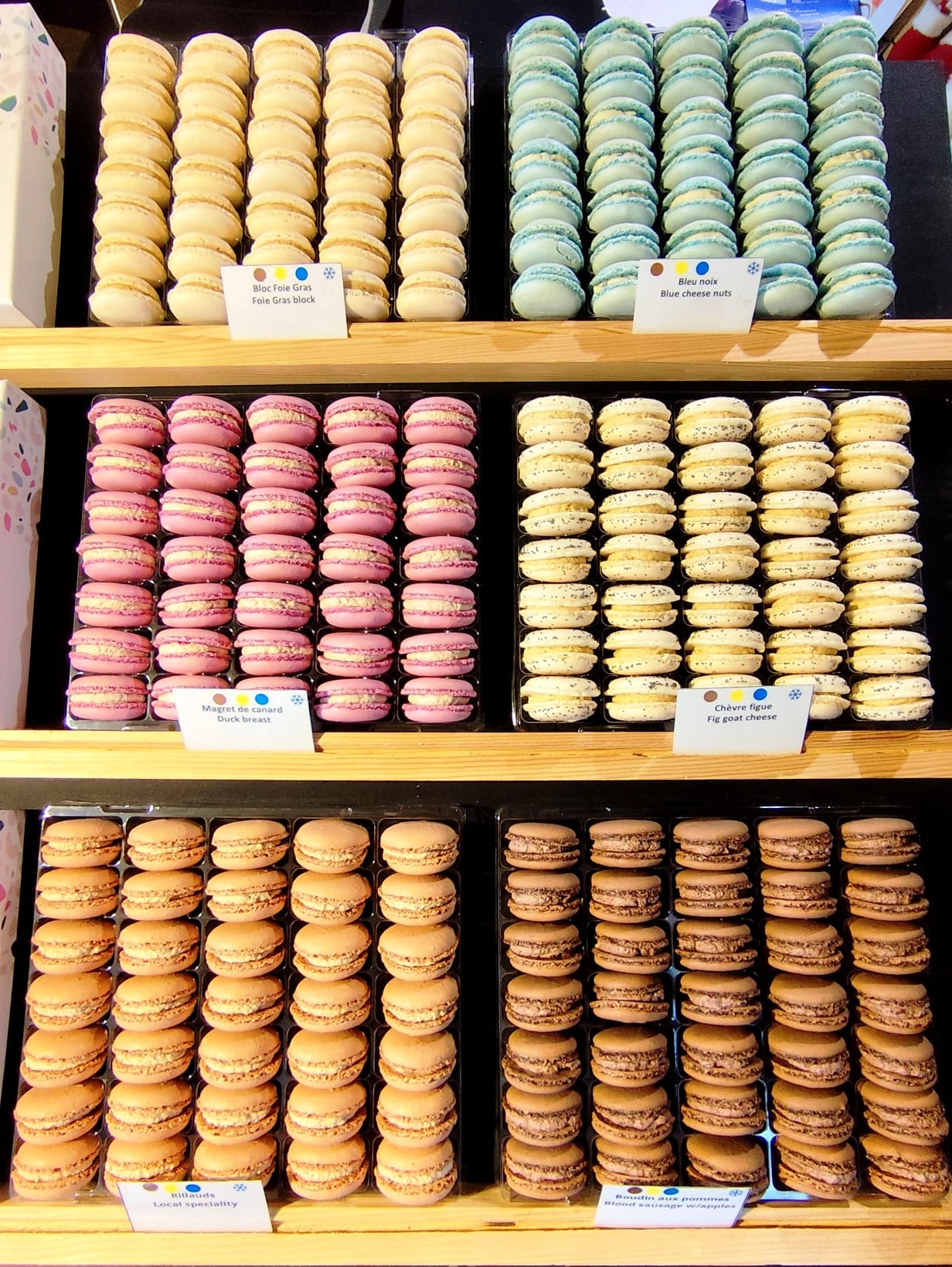 Les macarons Hottekiet | vitrine salés 2025